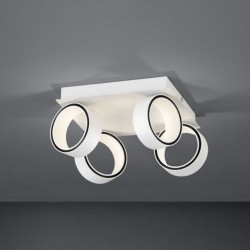 Albariza Μοντέρνα Μεταλλική Πλαφονιέρα Οροφής με Ενσωματωμένο LED